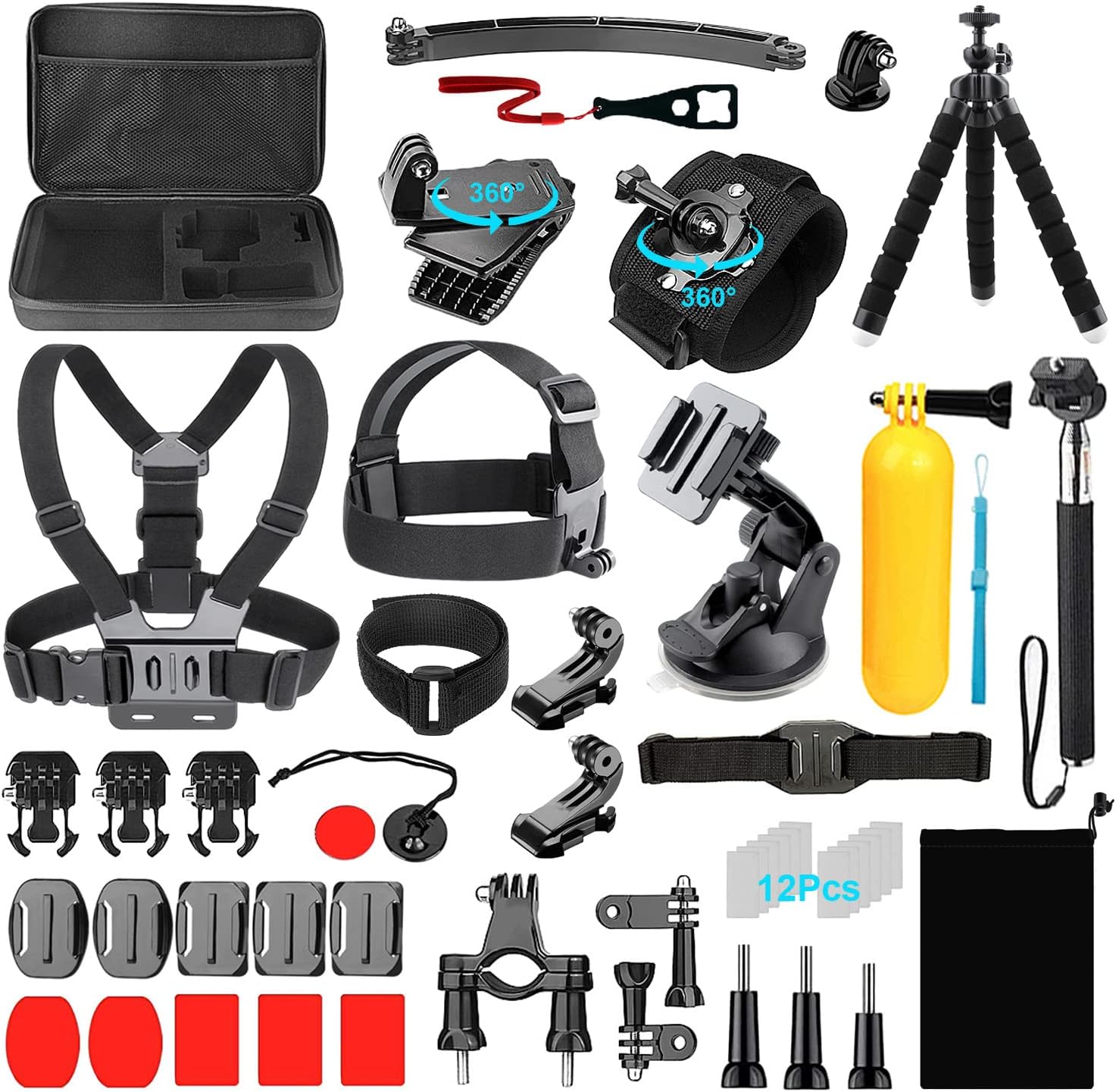 Action Camera Accessories Set